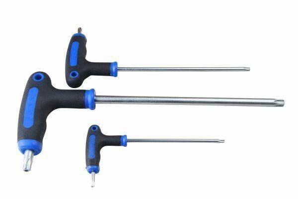 US PRO 9pc T10 - T50 T Handle Torx Star Key Set 1613