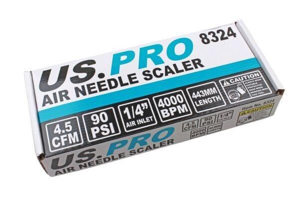 US PRO Air Needle Scaler Descaler Rust Remover De-ruster 8324