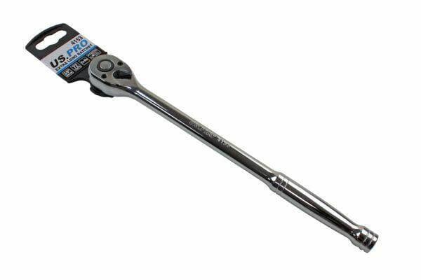 US PRO Extra long 280mm 3/8 DR 72T Quick Release Ratchet 4153