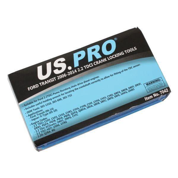 US PRO Ford Transit 2006 - 2014 2.2 TDCI Cam Crank Timing Locking Tool, Jag 7042