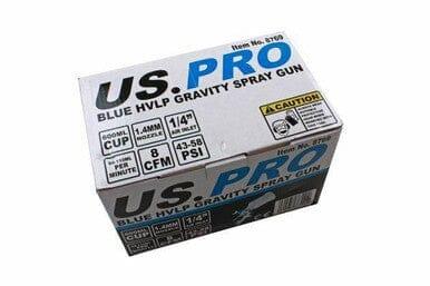 US PRO Gravity Feed HVLP Spray Gun 1.4 Nozzle 600mm Cup 8769