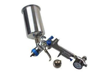 US PRO HVLP Spray Gun With Regulator & 2 Nozzels 1.4 & 2.0mm 1000ml Cup 8776
