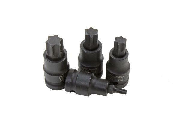 US PRO INDUSTRIAL 10pc 1/2"Dr Impact Torx Bit Socket Set T20 - T70  2087