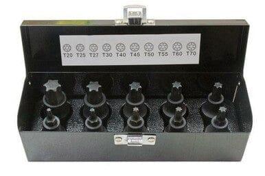 US PRO INDUSTRIAL 10pc 1/2"Dr Impact Torx Bit Socket Set T20 - T70  2087