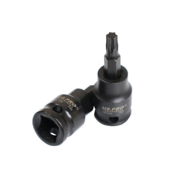 US PRO INDUSTRIAL 11PC 3/8" DR Impact Torx Star Bit Sockets Set T10 - T60 3933