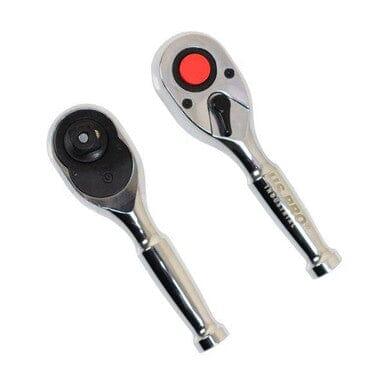 US PRO INDUSTRIAL 1/2" Drive 90T Stubby ratchet With Straight Metal Handle 4223