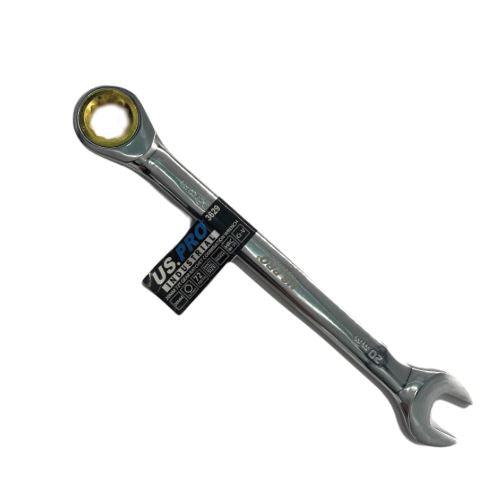 US PRO INDUSTRIAL 20mm Gear Ratchet Combination Spanner Wrench 72th 12 Point 3629