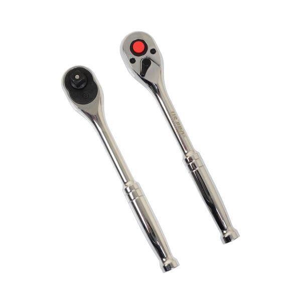 US PRO INDUSTRIAL 3/8" Drive 90t Ratchet With Straight Metal Handle 4226