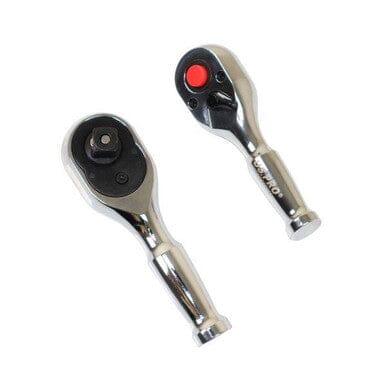 US PRO INDUSTRIAL 3/8" Drive 90T Stubby ratchet With Straight Metal Handle 4222