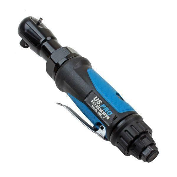 US PRO INDUSTRIAL 3/8" Drive Reversible High Torque Air Ratchet 8600