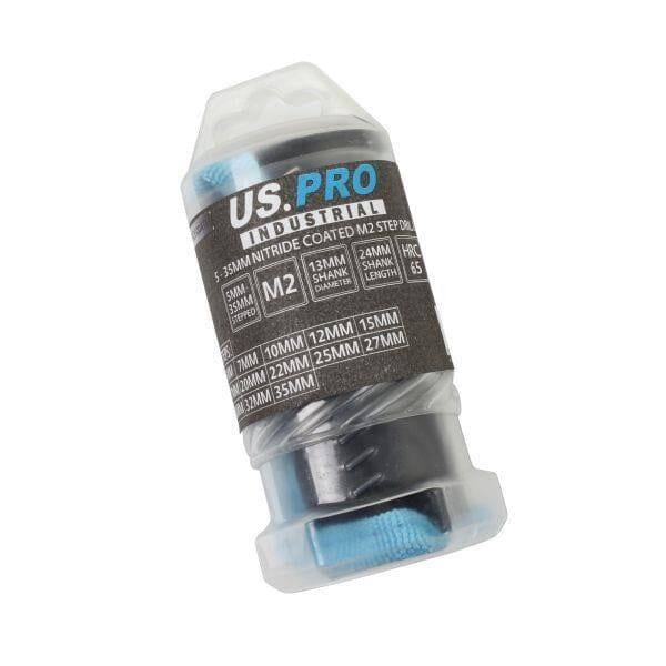 US PRO INDUSTRIAL 5 - 35mm Nitride Coated M2 Step Drill 7122