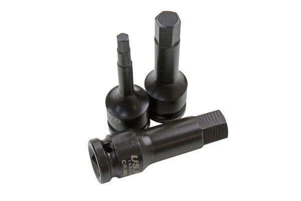 US PRO INDUSTRIAL 8pc 1/2" Impact Hex Bit Socket Set Impact Allen Keys H5 To H19 1378