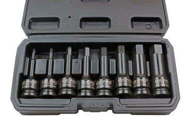 US PRO INDUSTRIAL 8pc 1/2" Impact Hex Bit Socket Set Impact Allen Keys H5 To H19 1378