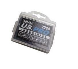 US PRO INDUSTRIAL Pack Of 10 Mixed 50MM Impact Torsion Screwdriver Bits 2284