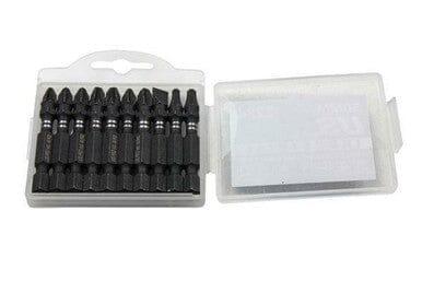 US PRO INDUSTRIAL Pack Of 10 Mixed 50MM Impact Torsion Screwdriver Bits 2284