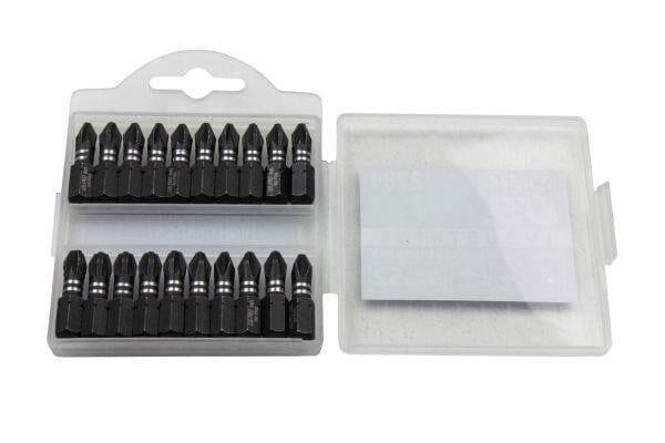 US PRO INDUSTRIAL Pack Of 20 PH2 PZ2 PZ3 25MM Impact Torsion Screwdriver Bits 2281