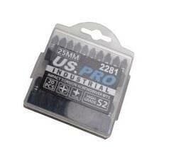 US PRO INDUSTRIAL Pack Of 20 PH2 PZ2 PZ3 25MM Impact Torsion Screwdriver Bits 2281