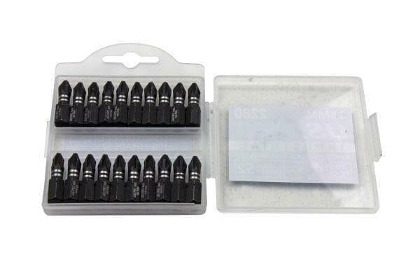 US PRO INDUSTRIAL Pack Of 20 PZ2 25MM Impact Torsion Screwdriver Bits 2280