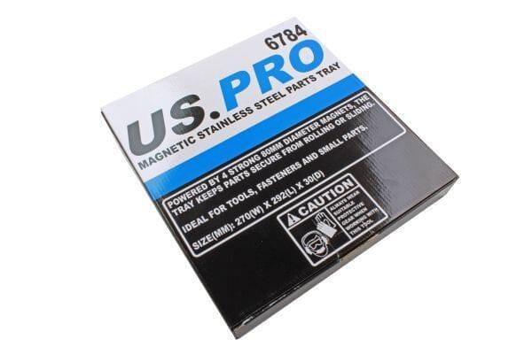 US PRO Jumbo Magnetic Stainless Steel Parts Tray 10.5 x 11.5" 6784