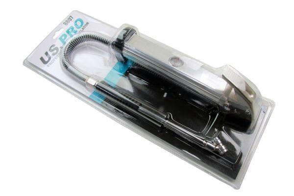US PRO Professional Air Line Tyre Inflator Gauge 8807