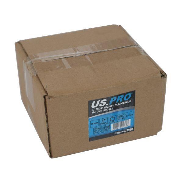US PRO Tools 1" DR 95mm 6pt Commercial Impact Socket 3960