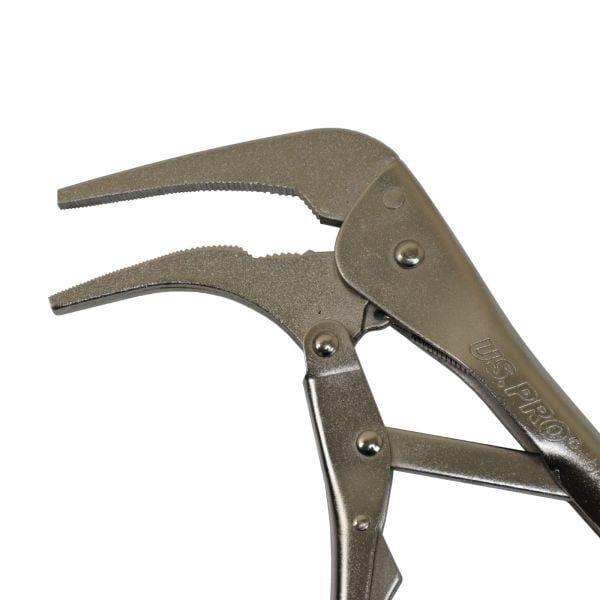 US PRO Tools 10 Inch 45° Long Nose Locking Pliers Mole Grips 5892