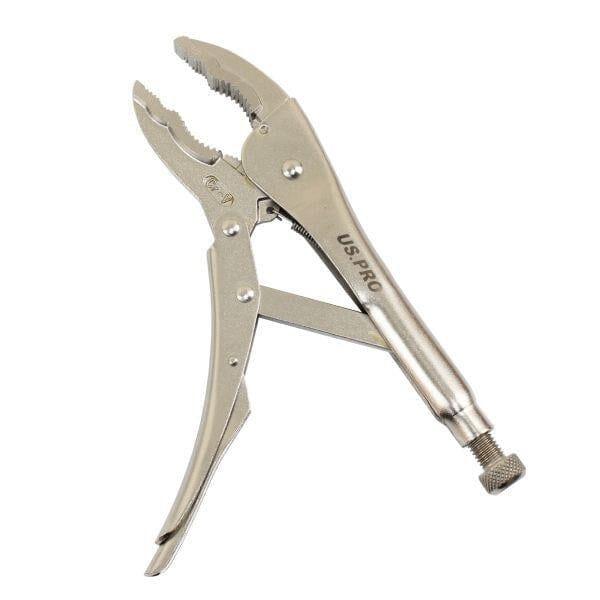 US PRO Tools 10" Inch Bottle Gourd Shaped Jaw Locking Pliers 7058