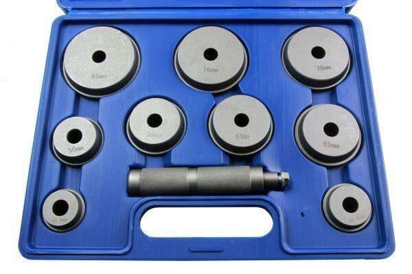 US PRO Tools 10pc Bearing Race & Seal Driver Set 40mm - 81mm 6261
