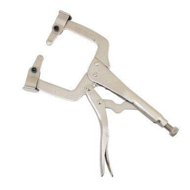 US PRO Tools 11" Locking C Clamp With Tips And Swivel Pads Mole Grips 5902