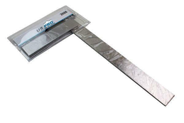 US PRO Tools 12" (300mm) Engineers Set Square Stainless Steel 2688