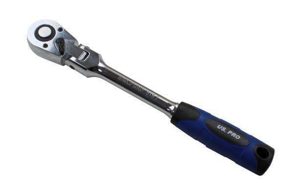 US PRO Tools 1/2" DR Flexible Head Ratchet Socket Wrench 5167