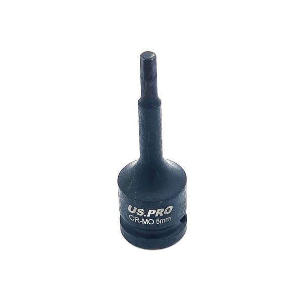 US PRO Tools 1/2" DR Impact Hex Bit Socket M5 X 78MM 3364