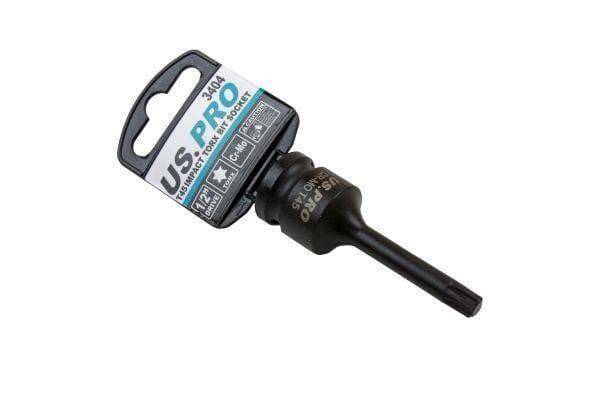 US PRO Tools 1/2" DR Impact Torx Bit Socket T45 X 78MM 3404