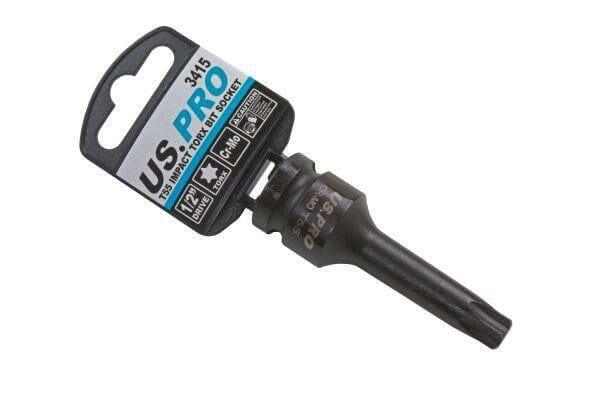 US PRO Tools 1/2" DR Impact Torx Bit Socket T55 X 78MM 3415