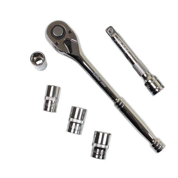 US PRO Tools 12pc 1/2'' DR Metric Socket Wrench set 10 - 21mm 3865