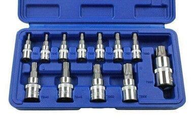US PRO Tools 12pc 5 Sided Tamper Torx Plus Bit Socket Set T8 - T60 2264