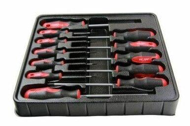 US PRO Tools 12pc Tamper Proof Torx Screwdriver Set T6 - T45 1545