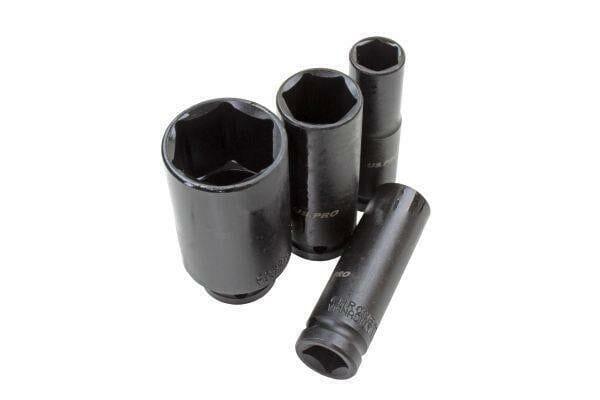 US PRO Tools 13pc 1/2 dr Deep Impact Sockets SAE AF Imperial 6 point Hex 3424