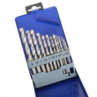 US PRO Tools 13PC HSS-G Metric HSS Drill Bit Set 2-8mm Bits 2414