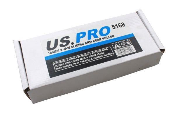 US PRO Tools 150mm 2 Jaw Sliding Arm Gear Puller 5168