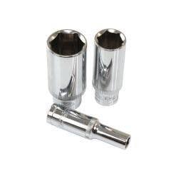 US PRO Tools 15pc 3/8" 6pt Deep Sockets Set On Rail 8 to 22mm 3648