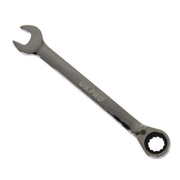 US PRO Tools 16mm Reversible Ratchet Spanner Wrench 72 Teeth Open & Ring End Wrench 3673