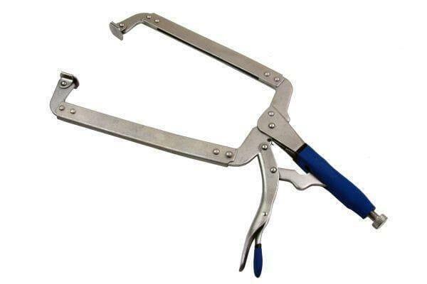 US PRO Tools 18" Large 460mm Welding Locking Mole Grip Pliers C-Clamp 1673