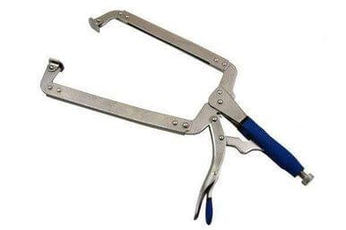 US PRO Tools 18" Large 460mm Welding Locking Mole Grip Pliers C-Clamp 1673
