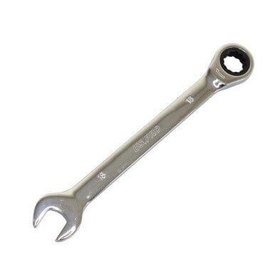 US PRO Tools 18mm Ratchet Spanner Wrench 72 Teeth Open & Ring End Wrench 3579