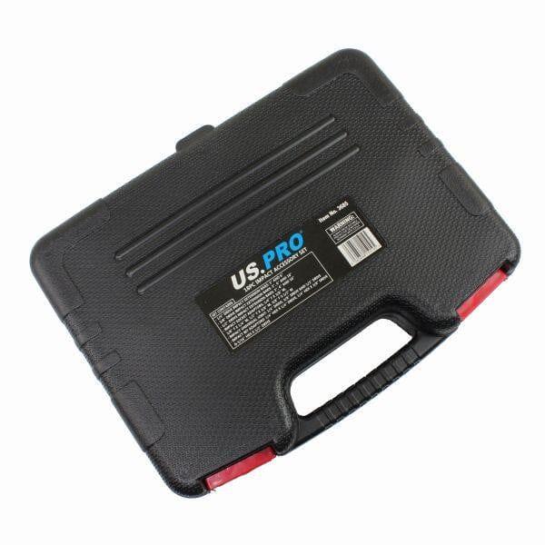 US PRO Tools 18pc Impact Accessory Set 1/4" 3/8" 1/2" Drives UJ Step Up/Down 3685