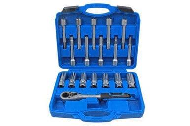 US PRO Tools 18pc Shock Absorber Strut Nut Go-thru Socket Set & Ratchet 6219