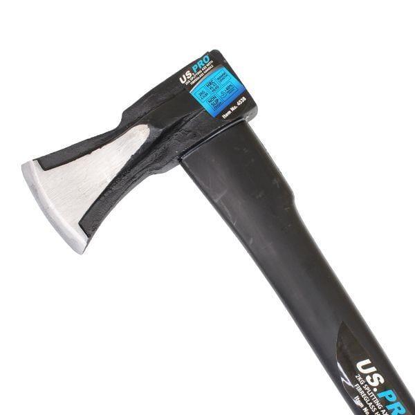 US PRO Tools 2 KG Splitting Axe With Fibreglass Handle Log Splitting Maul 4541