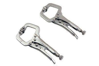 US PRO Tools 2 Piece Mini Locking  C Clamp Set - C-Clamps 1832
