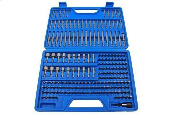 US PRO Tools 208pc Master Bit Set For Screwdriver, Drill 1/4" Bits Holder 3262